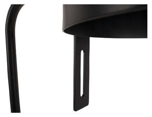 Černá stolní lampa Leitmotiv Shell, výška 45 cm