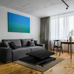 Konferenční stolek Stilista čtvercový 73 x 73 x 35 cm černý
