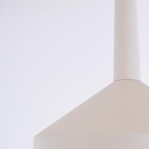 Bílé závěsné svítidlo SULION Rita, výška 100 cm