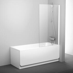Ravak - Vanová zástěna jednodílná pevná Pivot PVS1-80 cm - bílá, transparentní sklo