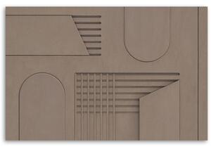 Obraz na plátně Hnědý reliéf 3D Rozměry: 60 x 40 cm