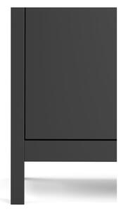 Černá komoda Tvilum Madrid, 82 x 80 cm