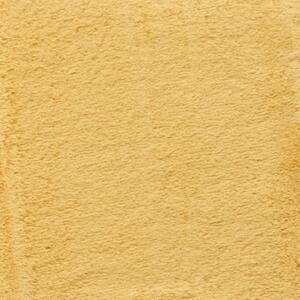 Žlutý koberec Think Rugs Teddy, ⌀ 120 cm