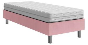 Čalouněná jednolůžková postel 120x200 NECHLIN 2 - růžová