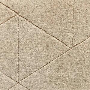 Béžový vlněný koberec Think Rugs Kasbah, 150 x 230 cm