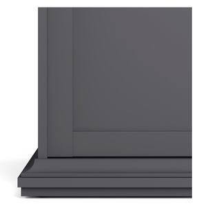 Tmavě šedá šatní skříň 181x201 cm Paris - Tvilum