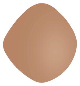 Hnědé nástěnné zrcadlo PT Living Organic Round, výška 40 cm