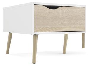Bílý konferenční stolek Tvilum Oslo, 99 x 60 cm