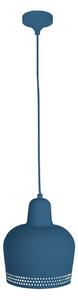 Modré závěsné svítidlo SULION Isa, výška 150 cm