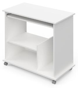 PC stůl DELTA bílý (Psací stůl)