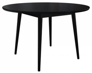 Kulatý kuchyňský stůl OLMIO - černý