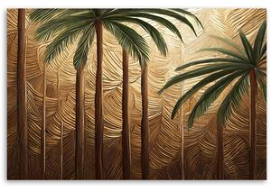 Obraz na plátně Palma Gold Abstrakt Rozměry: 60 x 40 cm