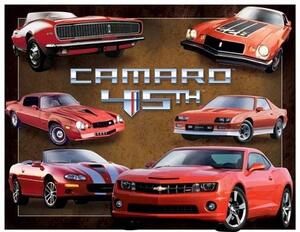 Plechová cedule Camaro 45th Anniversary