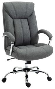 Vinsetto kancelářská židle s houpací funkcí - ergonomická židle s polstrovanými opěrkami a opěrkou hlavy, výškově nastavitelná, otočná židle s opěradl