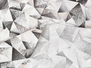 Biante Dekorační závěs Porto PRT-008 Šedo-béžové krystaly - šířka 270 cm 270x210 cm