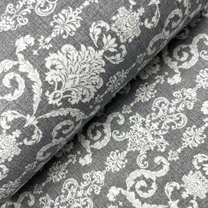 Ervi bavlna š.220cm - Vintage motiv na šedém - 2842, metráž