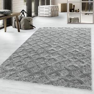 Breno Kusový koberec PISA 4702 Grey, Šedá, 240 x 340 cm