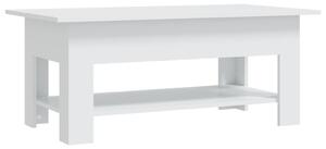 Konferenční stolek bílý 102 x 55 x 42 cm dřevotříska