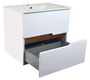 Koupelnová skříňka s keramickým umyvadlem Spectrum W 60