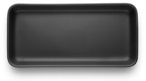 Černý kameninový servírovací talíř Eva Solo Nordic, 24 x 12 cm