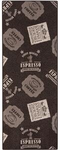 Breno Kusový koberec COFFEE PATTERN 44, Hnědá, Vícebarevné, 67 x 180 cm