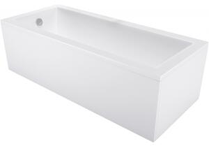 Mexen Cubik vana obdélníková 120 x 70 cm s podstavcem, bílá - 55031207000X