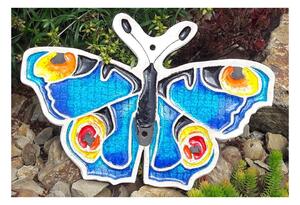 Keramický motýl Babočka modrý