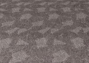 Breno Metrážový koberec NIMBUS 40, šíře role 400 cm, Hnědá