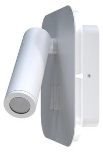 Bílé nástěnné svítidlo SULION Milu, délka 13 cm