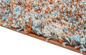 Breno Kusový koberec ENJOY SHAGGY 4500 Terra, Oranžová, Vícebarevné, 120 x 170 cm