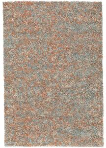 Breno Kusový koberec ENJOY SHAGGY 4500 Terra, Oranžová, Vícebarevné, 80 x 250 cm