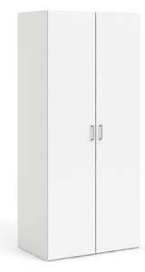 Bílá šatní skříň Tvilum Space, 78 x 175 cm