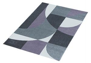 Breno Kusový koberec EFOR 3711 Violet, Fialová, Vícebarevné, 160 x 230 cm