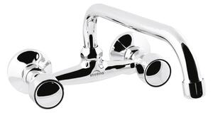 Invena Modena kuchyňská baterie na stěnu chrom BC-15-F0S