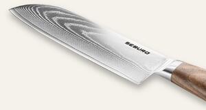 Santoku nůž Seburo HOGANI Damascus 175mm