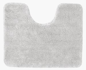 Goldea koupelnová předložka / kobereček s vyšším chlupem a výkrojem - světle šedá 50x60 cm 50 x 60 cm