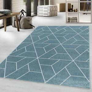 Breno Kusový koberec EFOR 3715 Blue, Modrá, Vícebarevné, 120 x 170 cm