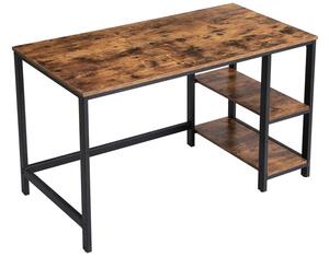 Vasagle Psací stůl industriální hnědý 120x60 cm