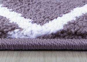 Breno Kusový koberec EFOR 3713 Violet, Fialová, Vícebarevné, 160 x 230 cm