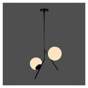 Černé závěsné svítidlo Squid Lighting Diagonal, výška 74 cm