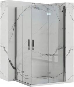 Sprchový Kout REA MOLIER CHROME DOUBLE 80X80