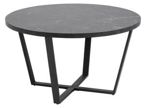 Černý kulatý konferenční stolek ø 77 cm Amble - Actona