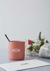 Růžovo-béžový porcelánový hrnek 300 ml Mom – Design Letters