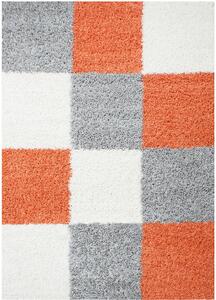 Kusový koberec LIFE 1501 Terra, Oranžová, Vícebarevné, 60 x 110 cm