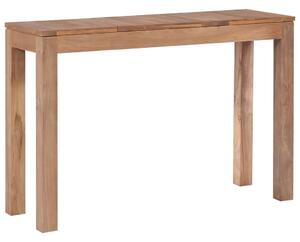 Konzolový stolek masivní teak s přírodním povrchem 110x35x76 cm