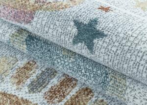 Breno Kusový koberec FUNNY 2105 White, Vícebarevné, 120 x 170 cm