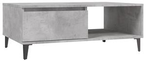 Konferenční stolek betonově šedý 90 x 60 x 35 cm dřevotříska