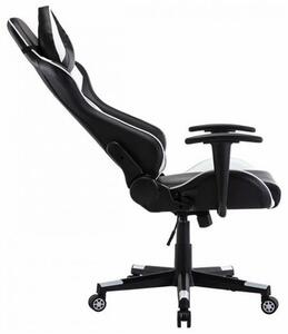 Herní židle UNNA 4 - černá / bílá