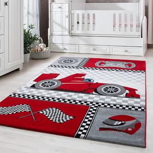 Breno Kusový koberec KIDS 460 Red, Červená, Vícebarevné, 120 x 170 cm