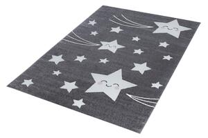 Breno Kusový koberec KIDS 610 Grey, Šedá, Vícebarevné, 120 x 170 cm